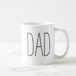 Pappa-kaffe Mugg (Höger handhas)<br><div class="desc">kaffe mugg för pappa</div>