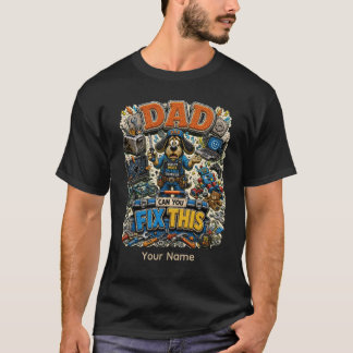 Pappa Kan Fixa Denna Personliga Roliga Pappa T-Shi T Shirt