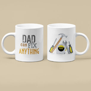 Pappa kan laga vad som helst vismisk kute-typograf kaffemugg