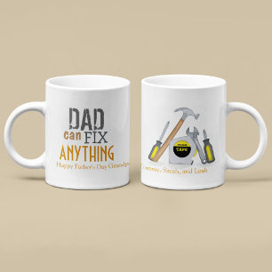 Pappa kan laga vad som helst vismisk kute-typograf kaffemugg
