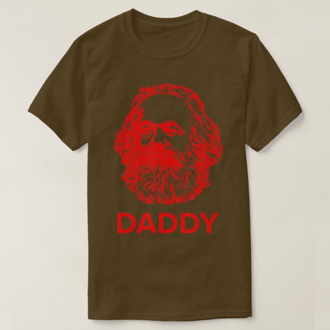 Pappa Karl Marx Funny Communist T Shirt (Design framsida)