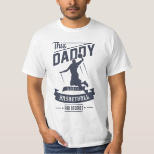 Pappa Kärlek Basketball för Fars dag-gåva T Shirt