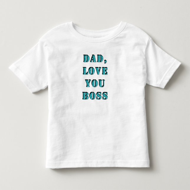 PAPPA, KÄRLEK DU CHEF 2 T SHIRT (Framsida)