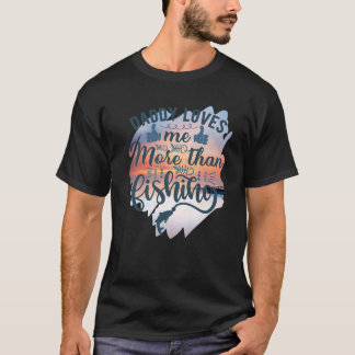 Pappa Kärlek Me Funny Fishing Premium T Shirt