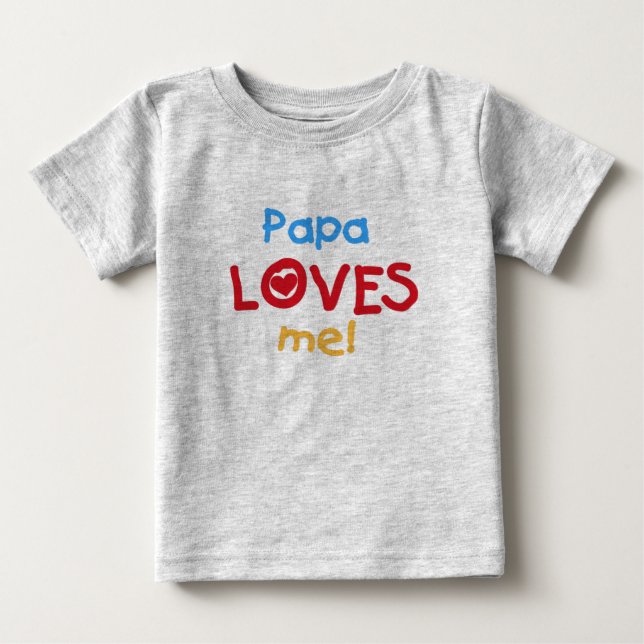 Pappa Kärlek Me T-shirt (Framsida)