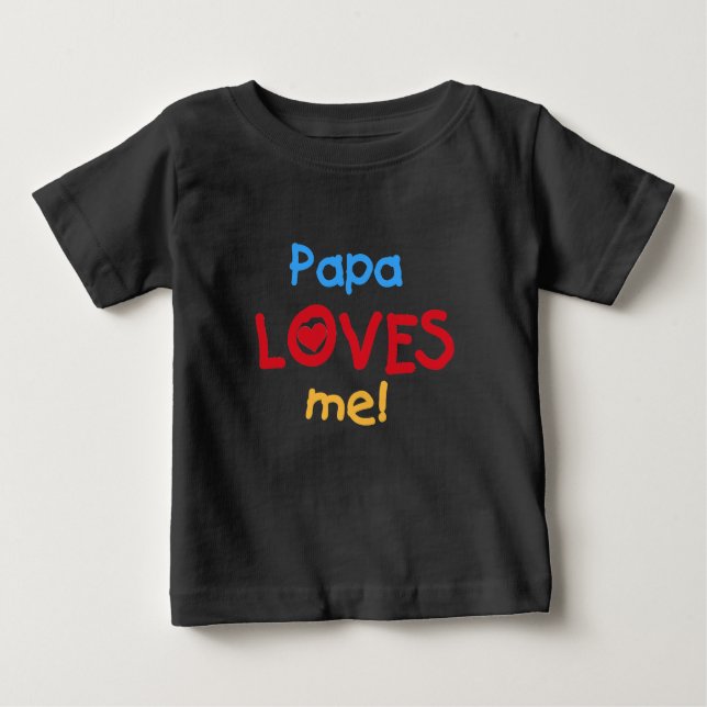 Pappa Kärlek Me T Shirt (Framsida)