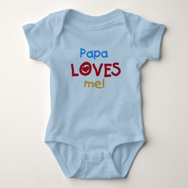 Pappa Kärlek Me T-shirt (Framsida)