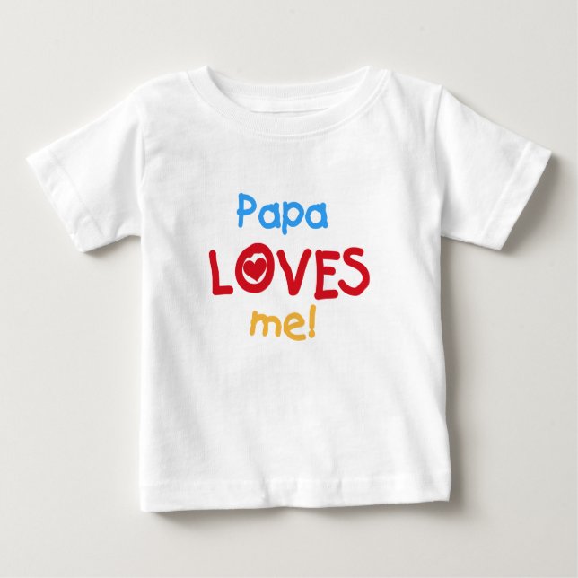 Pappa Kärlek Me T-shirts och gåvor (Framsida)