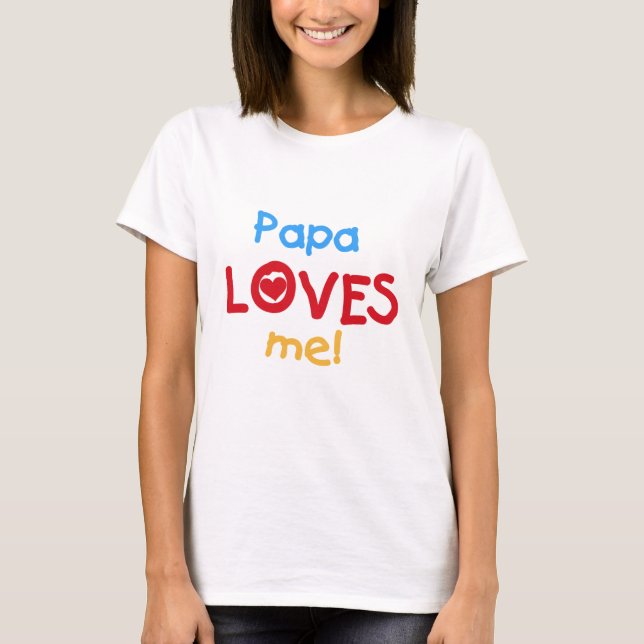 Pappa Kärlek Me T-shirts och gåvor (Framsida)