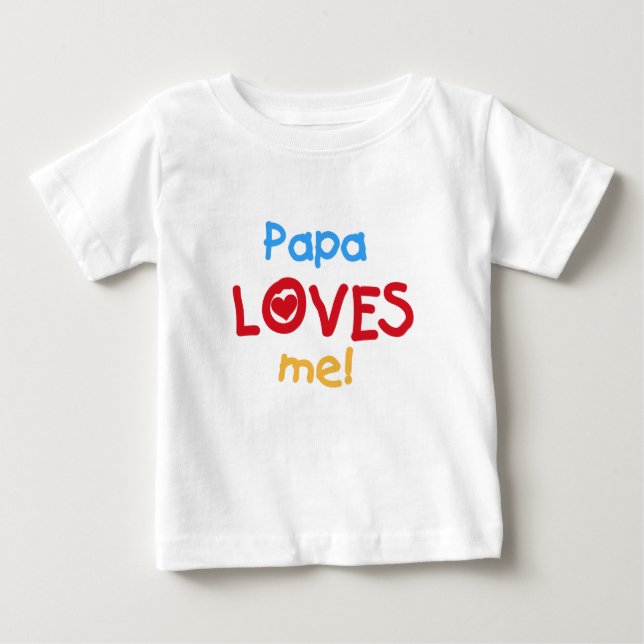 Pappa Kärlek Me Tee Shirt (Framsida)