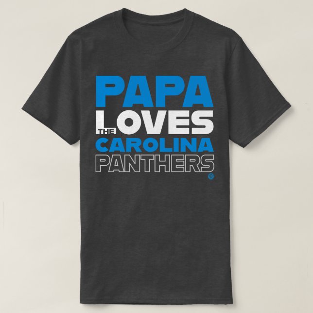 Pappa Kärlek olina Panthers T Shirt (Design framsida)