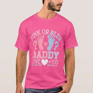 Pappa Kärlek You Gender Reveal Party Supplies Deco T Shirt