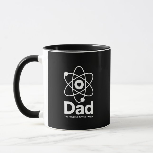 Pappa Kärnan i familjen Atomvetenskap Mugg (Vänster)