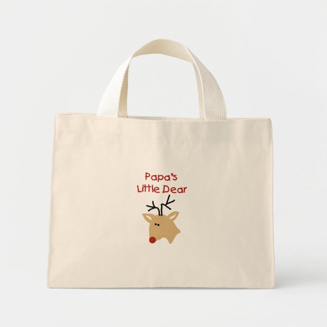 Pappa KärPappa Hjort jul Mini Tygkasse (Framsidan)