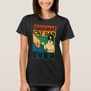 Pappa Katt Bästa Kattpappa Någonsin T Shirt