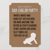 Pappa-kelor, Dadchelor, inbjudan till parti, Manly