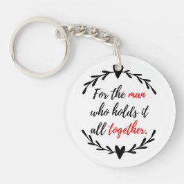 Pappa Keychain Holder - Sentimental Gift for Far