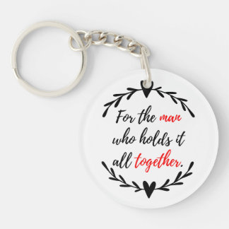 Pappa Keychain Holder - Sentimental Gift for Far