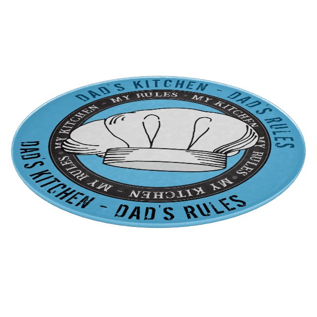 Pappa Kköket Pappa Regler Funny Chef Hat Quote (Hörn)