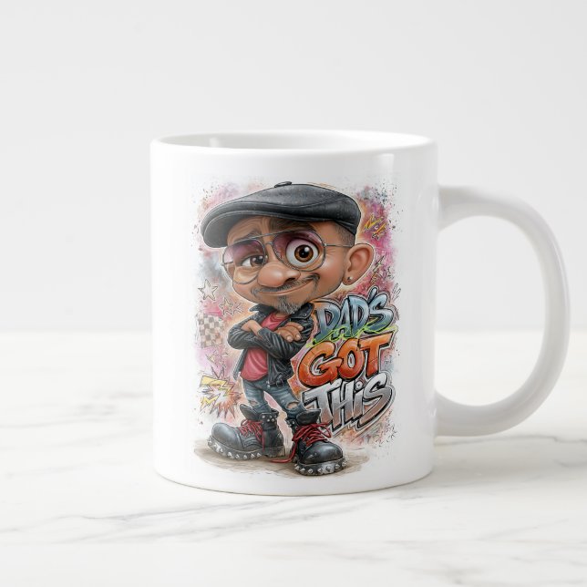 Pappa Klarar Det Jumbo Mugg (Höger)