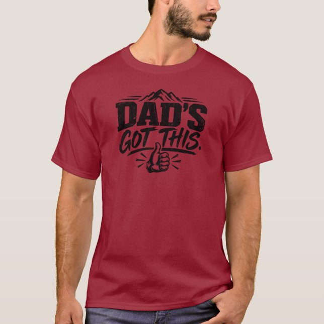 Pappa Klarar Det - T-Shirt (Framsida)