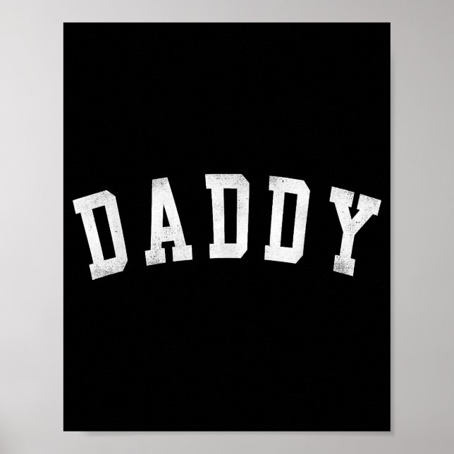 Pappa - Klassiskt fet Fars dag pappa Poster (Framsidan)