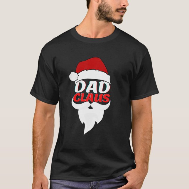 Pappa-klausulen om jultomten Pappa-familjen som ma T Shirt (Framsida)