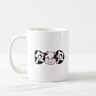 Pappa Ko Print Ko Mönster Fars Dag Kaffemugg