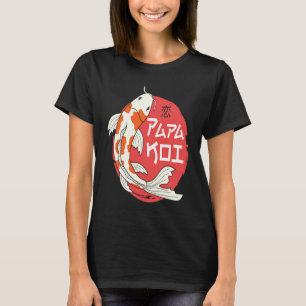 Pappa Koi japansk karp Fish Nishikigoi Pappor Da T Shirt