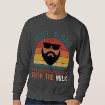 Pappa Kom Tillbaka Med Mjölk - Rolig Retro