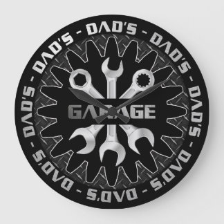 Pappa kommer att älska denna moderna garageklocka stor klocka