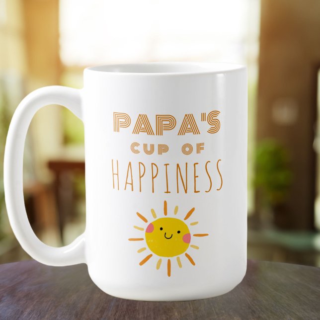 Pappa Kopp of Happiness, stort solsken mugg (Skapare uppladdad)