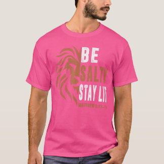 Pappa Kristna Var Salt Förbli Lysande Män Lejon Tr T Shirt