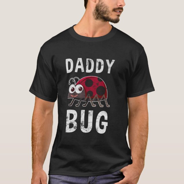 Pappa Kryp Funny Ladybug Älskare Cute Pappa Fars d T Shirt (Framsida)