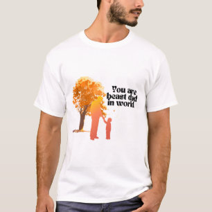 Pappa Kubik eller Större Barnens Namn Fars Dag T- T Shirt