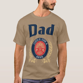 Pappa kunde använda en öl retro t shirt