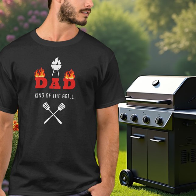 PAPPA kung i galler BBQ svart T Shirt (Skapare uppladdad)