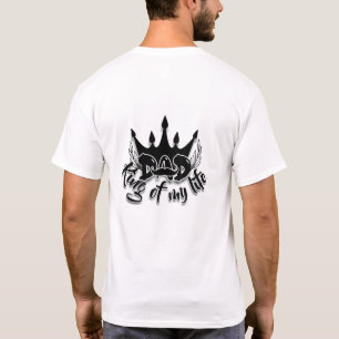 Pappa Kung i mitt liv Fars dag White T-Shirt