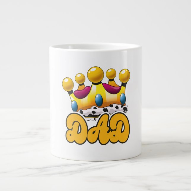 Pappa Kung krona Jumbo Mugg (Framsidan)