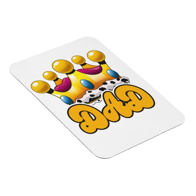 Pappa Kung krona Magnet (Högersidan)