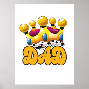 Pappa Kung krona Poster
