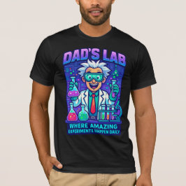 Pappa Lab Funny Science Fars dag Gift T Shirt