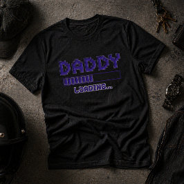 Pappa laddar spelare graviditetsavslöjande t-shirt