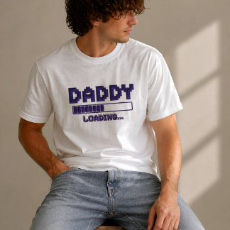 Pappa Laddar Spelares Graviditetsavslöjande T-Shir T Shirt