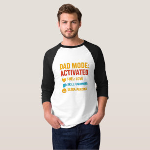 Pappa-läge aktiverat för Fars dag-gift T Shirt