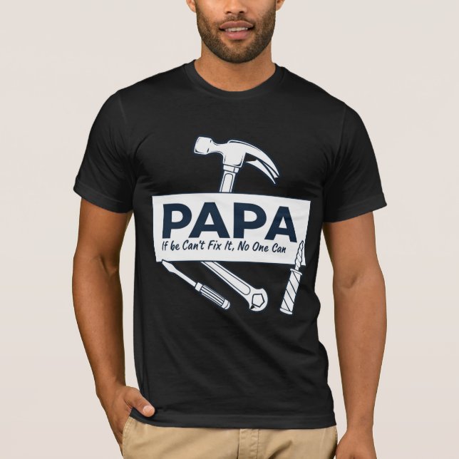 Pappa-läge: Aktiverat - Funny Fars dag T-Shirt (Framsida)