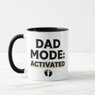 Pappa-läge Aktiverat Roligt Nytt Fadercitat Mugg