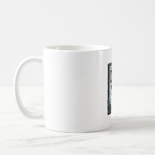 Pappa-läge aktiverat Vintage gravyr skjorta design Kaffemugg