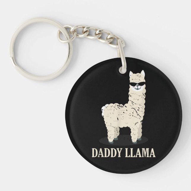 Pappa Lama Alpaca Rolig Djurfantast (Framsidan)