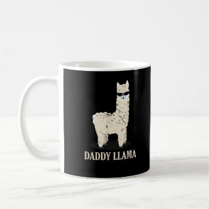Pappa Lama Alpaca Rolig Djurfantast Kaffemugg